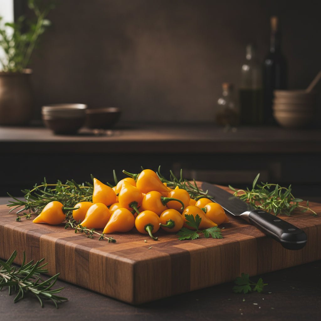 Biquinho Yellow Pepper Seeds – Mild 500–2,000 SHU – Sweet Capsicum Annuum – Heirloom Non - GMO Garden Seeds - TaylorsX