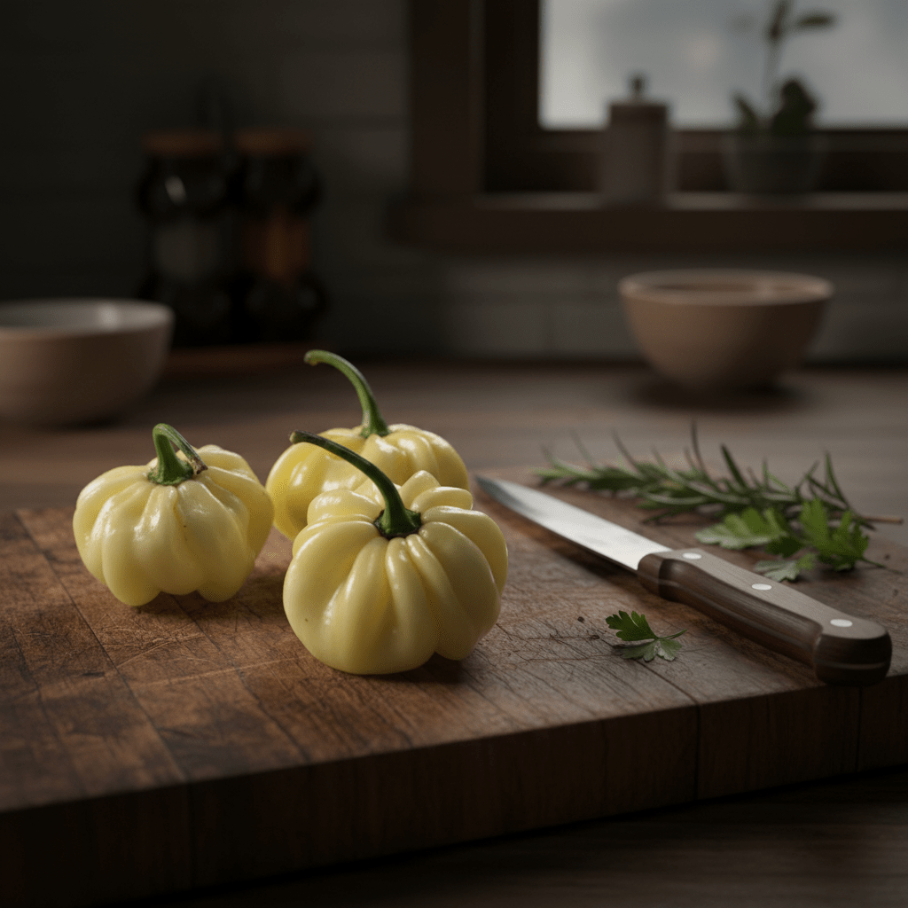 Scotch Bonnet Cream Peppers – Super Hot Chili, 100,000–450,000 Scoville Units - TaylorsX