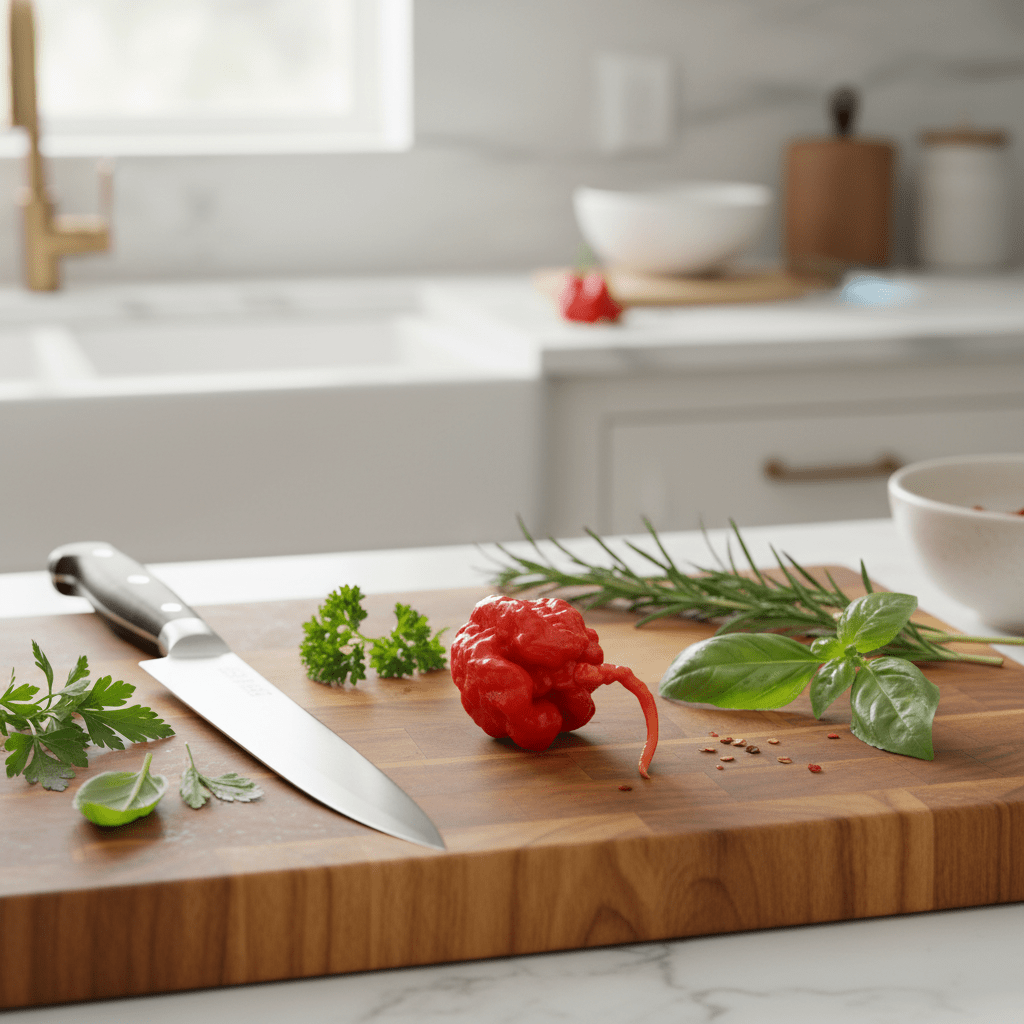 Trinidad 7 Pot Primo (7 Pod Primo) Peppers – Extreme Superhot Scorpion Hybrid (1,100,000–1,200,000 SHU) - TaylorsX